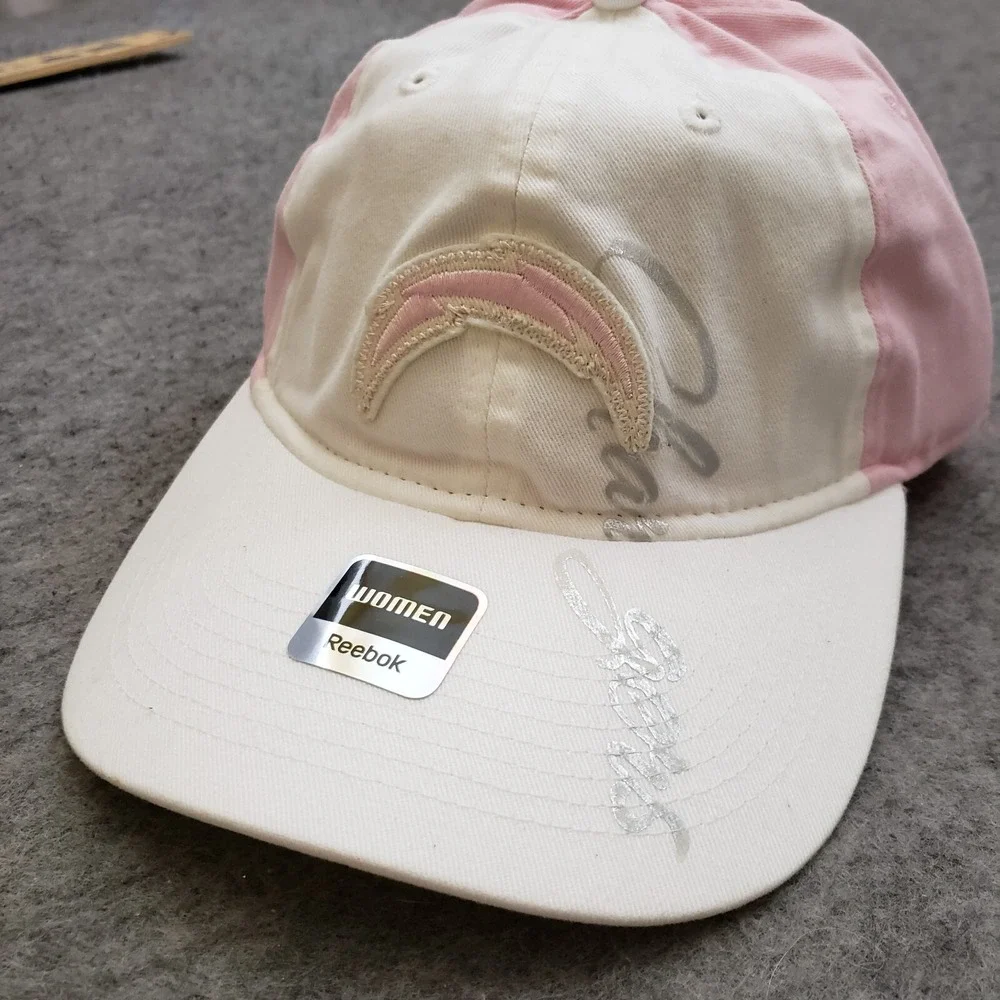 NEW San Diego Chargers‎ Hat Cap Womens Pink White Strap Back NFL Football Reebok
